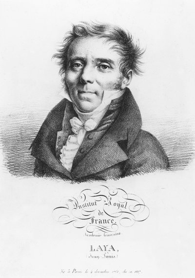 Portrait of Jean-Louis Laya by Julien Leopold Boilly